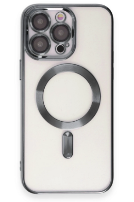 Newface iPhone 15 Pro Kılıf Kross Magneticsafe Kapak - Titan Gri resmi