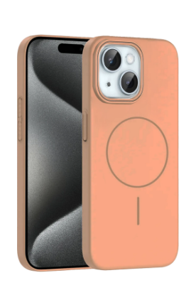 Joko iPhone 15 Plus Broş Magsafe Kapak - Çöl Titanyum resmi