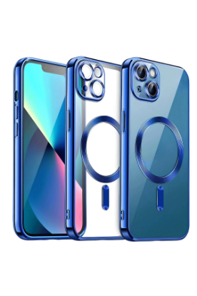 Newface iPhone 15 Kılıf Kross Magneticsafe Kapak - Lacivert resmi