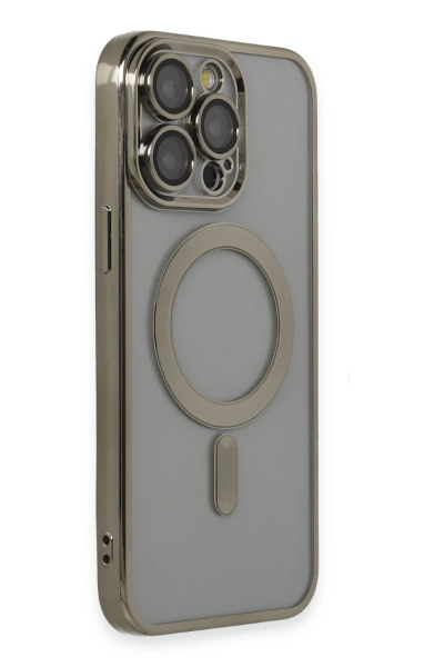 Newface iPhone 14 Pro Kılıf Kross Magneticsafe Kapak - Titan Gri resmi
