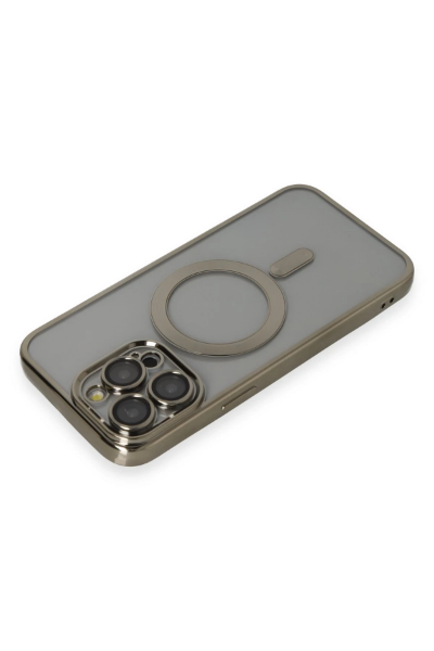 Newface iPhone 14 Pro Kılıf Kross Magneticsafe Kapak - Titan Gri resmi