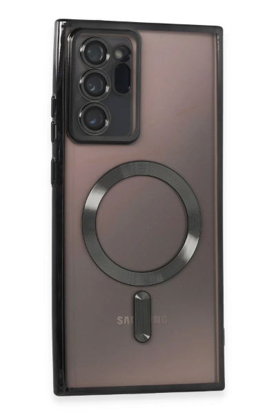 Newface Samsung Galaxy Note 20 Ultra Kılıf Kross Magneticsafe Kapak - Siyah resmi