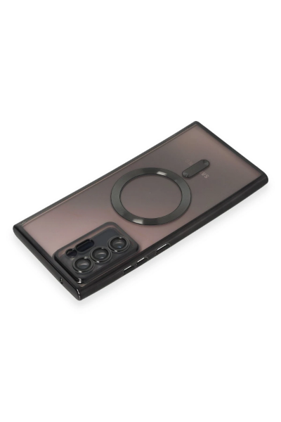 Newface Samsung Galaxy Note 20 Ultra Kılıf Kross Magneticsafe Kapak - Siyah resmi
