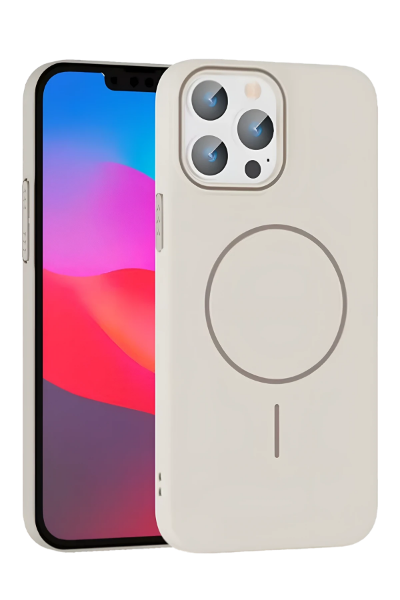 Joko iPhone 14 Pro Max Broş Magsafe Kapak - Krem resmi
