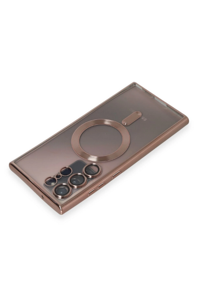 Newface Samsung Galaxy Note 20 Ultra Kılıf Kross Magneticsafe Kapak - Rose resmi