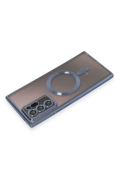 Newface Samsung Galaxy Note 20 Ultra Kılıf Kross Magneticsafe Kapak - Sierra Blue resmi