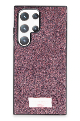 Onegif Samsung Galaxy S23 Ultra Bright Simli Kapak - Derin Mor resmi