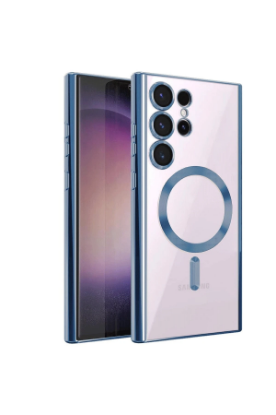 Newface Samsung Galaxy S24 Ultra Kılıf Kross Magneticsafe Kapak - Sierra Blue resmi