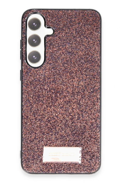 Onegif Samsung Galaxy S24 Bright Simli Kapak - Derin Mor resmi