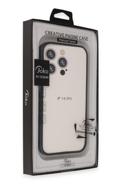 Joko iPhone 14 Pro Land Bumper Koruma Kapak - Lacivert resmi