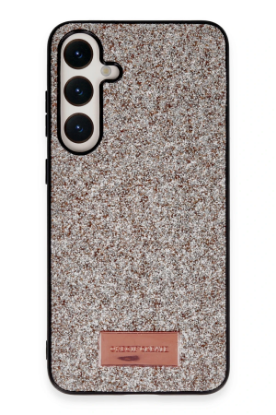 Onegif Samsung Galaxy S24 Plus Bright Simli Kapak - Gold resmi