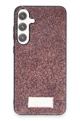 Onegif Samsung Galaxy S24 Plus Bright Simli Kapak - Derin Mor resmi