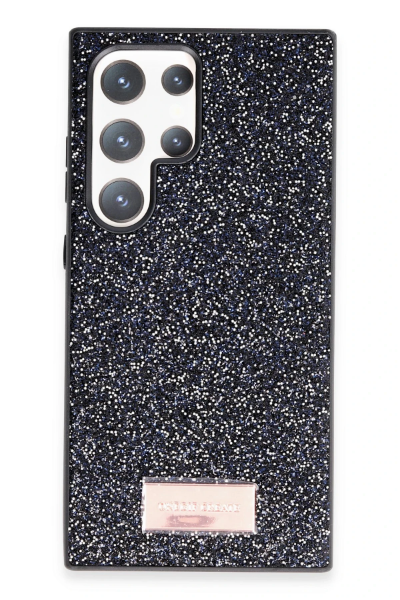 Onegif Samsung Galaxy S24 Ultra Bright Simli Kapak - Siyah resmi