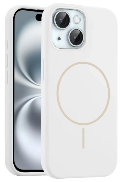 Joko iPhone 14 Kılıf Jully Magsafe Kapak - Beyaz resmi