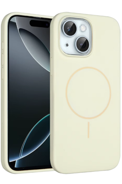 Joko iPhone 14 Kılıf Jully Magsafe Kapak - Bej resmi