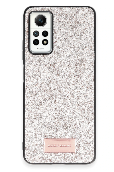 Onegif Xiaomi Redmi Note 12 Pro 4G Bright Simli Kapak - Gold resmi