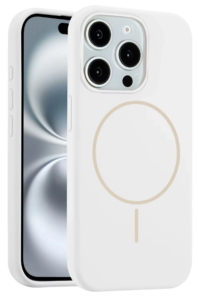 Joko iPhone 14 Pro Max Kılıf Jully Magsafe Kapak - Beyaz resmi