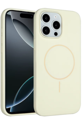 Joko iPhone 14 Pro Max Kılıf Jully Magsafe Kapak - Bej resmi