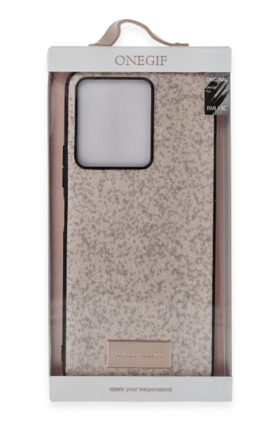 Onegif Xiaomi Redmi 13C Bright Simli Kapak - Pembe resmi