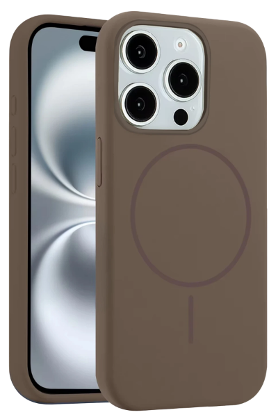 Joko iPhone 14 Pro Max Kılıf Jully Magsafe Kapak - Kahverengi resmi