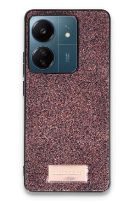 Onegif Xiaomi Redmi 13C Bright Simli Kapak - Derin Mor resmi