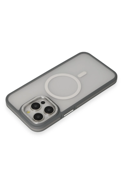 Joko iPhone 14 Pro Kılıf Rocky Magsafe Kapak - Gümüş resmi