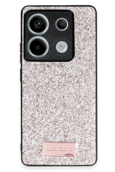 Onegif Xiaomi Redmi Note 13 Pro 5G Bright Simli Kapak - Gold resmi