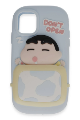 Newface iPhone 12 Kılıf Poky Karakter Silikon Kapak - Desen 3 resmi