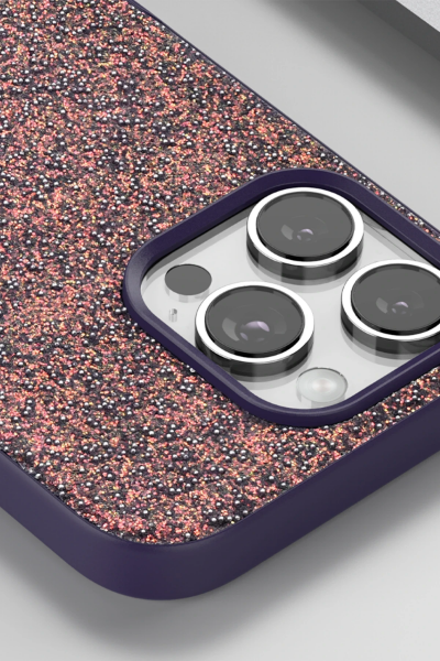 Onegif iPhone 16 Bright Simli Kapak - Pembe resmi