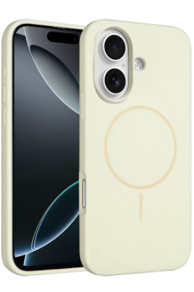 Joko iPhone 16 Plus Kılıf Jully Magsafe Kapak - Bej resmi