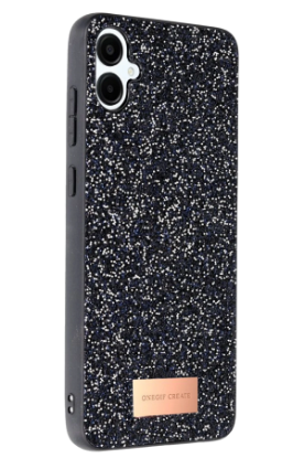 Onegif Samsung Galaxy A06 Bright Simli Kapak - Siyah resmi