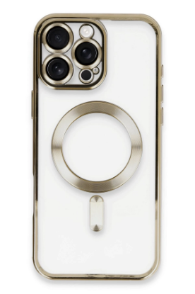 Newface iPhone 16 Pro Kılıf Kross Magneticsafe Kapak - Gold resmi