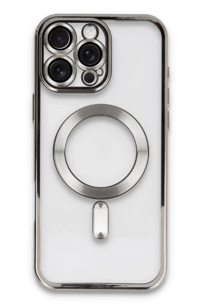 Newface iPhone 16 Pro Kılıf Kross Magneticsafe Kapak - Titan Gri resmi