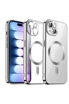 Newface iPhone 13 Kılıf Kross Magneticsafe Kapak - Titan Gri resmi