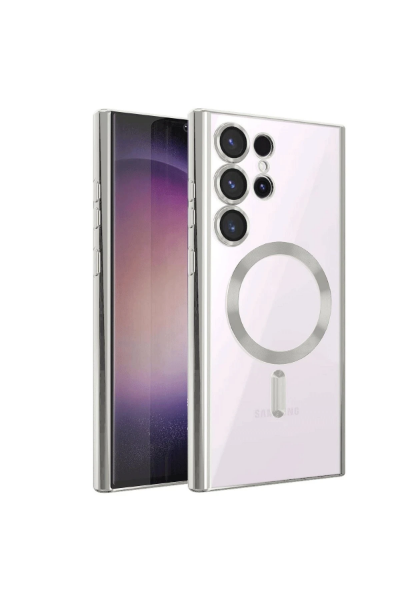 Newface Samsung Galaxy S22 Ultra Kılıf Kross Magneticsafe Kapak - Titan Gri resmi
