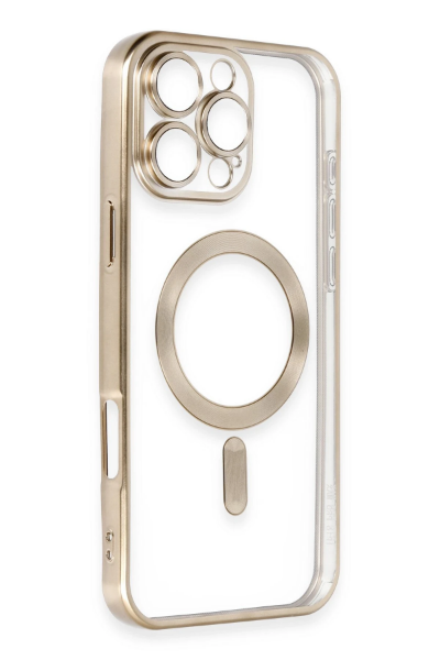 Newface iPhone 16 Pro Kılıf Kross Magneticsafe Kapak - Kahverengi resmi