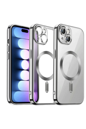 Newface iPhone 14 Kılıf Kross Magneticsafe Kapak - Titan Gri resmi