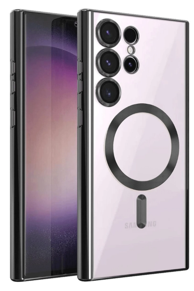 Newface Samsung Galaxy S25 Ultra Kılıf Kross Magneticsafe Kapak - Siyah resmi