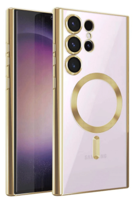 Newface Samsung Galaxy S25 Ultra Kılıf Kross Magneticsafe Kapak - Gold resmi
