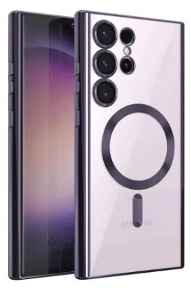Newface Samsung Galaxy S25 Ultra Kılıf Kross Magneticsafe Kapak - Mor resmi