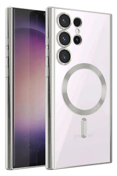 Newface Samsung Galaxy S25 Ultra Kılıf Kross Magneticsafe Kapak - Titan Gri resmi