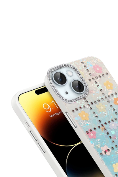 Newface Apple iPhone 14 Deco Desenli Kapak - Desen 1 resmi