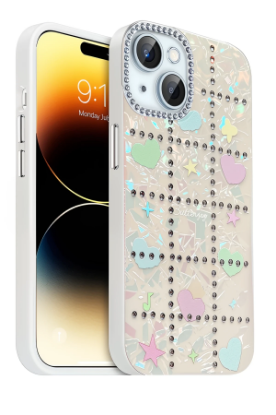 Newface Apple iPhone 14 Deco Desenli Kapak - Desen 6 resmi