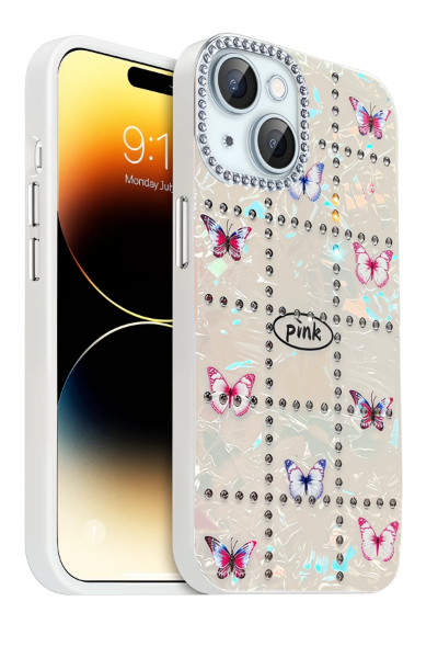 Newface Apple iPhone 14 Deco Desenli Kapak - Desen 8 resmi
