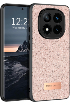 Onegif Xiaomi Redmi Note 14 Pro 4G Bright Simli Kapak - Pembe resmi