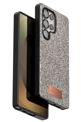 Onegif Samsung Galaxy S25 Ultra Bright Simli Kapak - Gold resmi