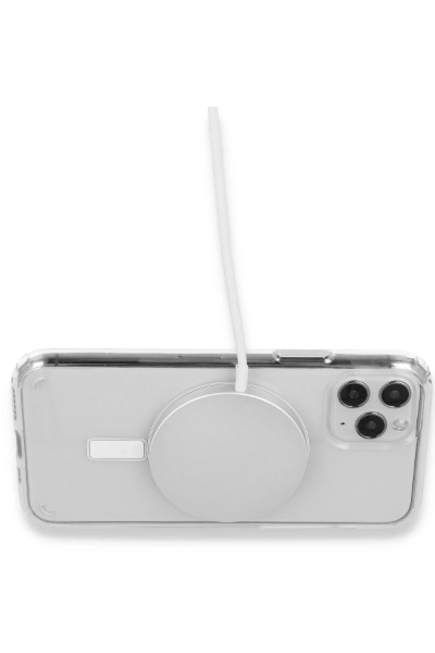 Newface iPhone 15 Plus Kılıf Pc Real Magsafe Kapak - Şeffaf resmi