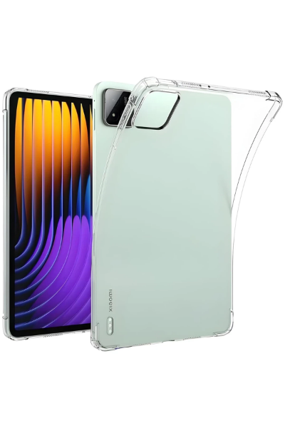 Newface Xiaomi Pad 7 Pro Kılıf Anti Şeffaf Tablet Silikon - Şeffaf resmi