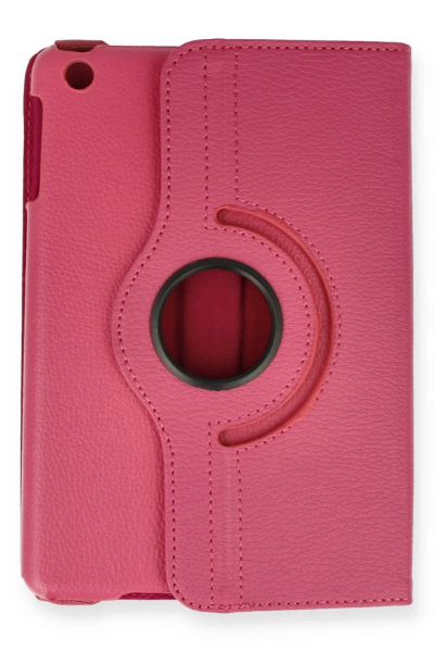 Newface iPad Mini 1 Kılıf 360 Tablet Deri Kılıf - Pembe resmi