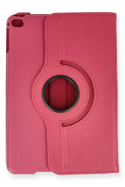 Newface iPad Mini 4 Kılıf 360 Tablet Deri Kılıf - Pembe resmi
